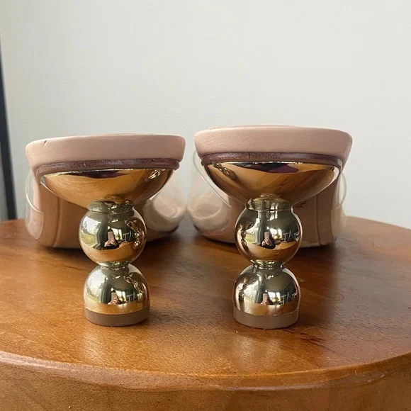 a new day Nude and Gold Heels - Picture 4 of 5